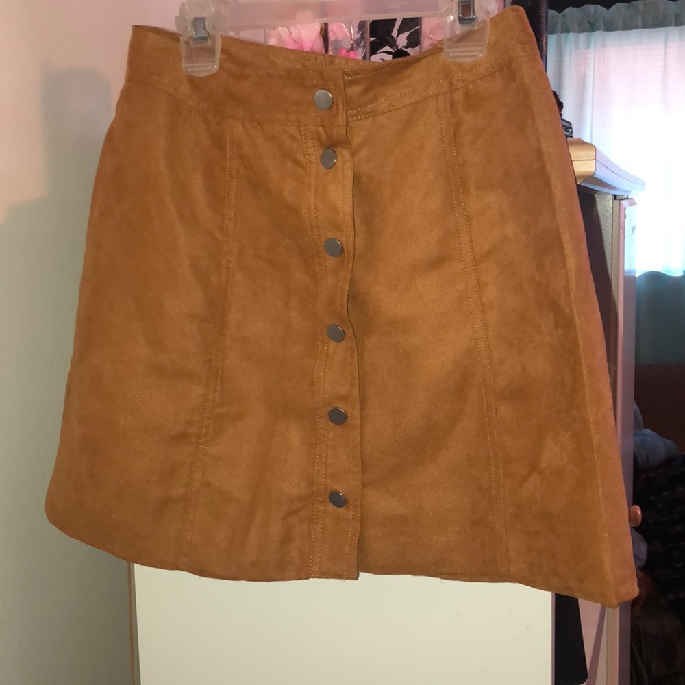 Burnt orange skirt